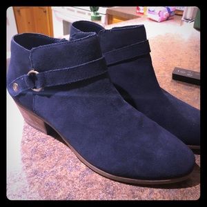 Navy Blue Booties